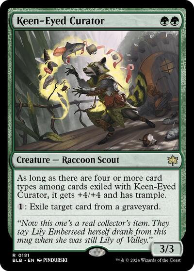 Keen-Eyed Curator - 181 - Bloomburrow