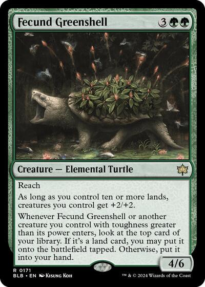 Fecund Greenshell - 171 - Bloomburrow