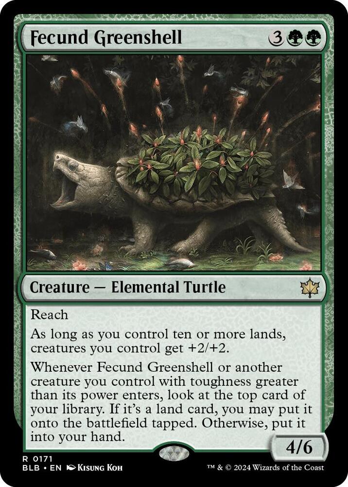 Fecund Greenshell - 171 Normal - Bloomburrow