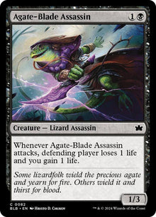 Agate-Blade Assassin - 82 Foil - Bloomburrow