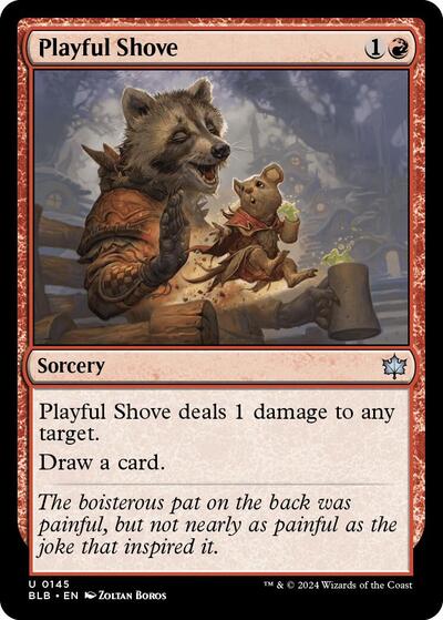 Playful Shove - 145 - Bloomburrow