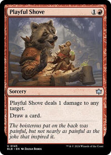 Playful Shove - 145 - Bloomburrow