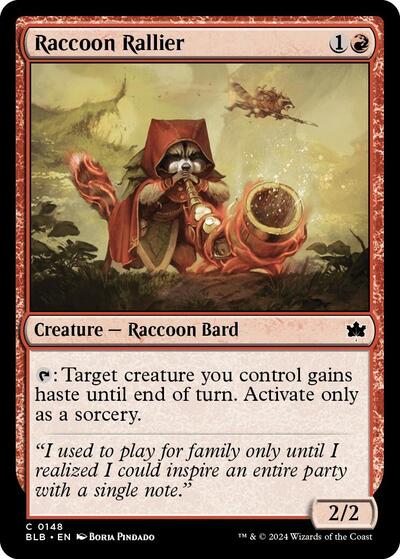Raccoon Rallier - 148 - Bloomburrow