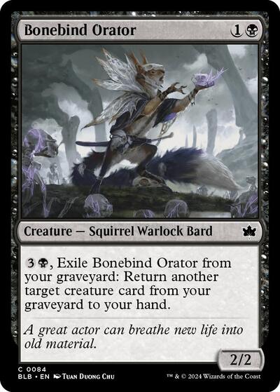 Bonebind Orator - 84 - Bloomburrow