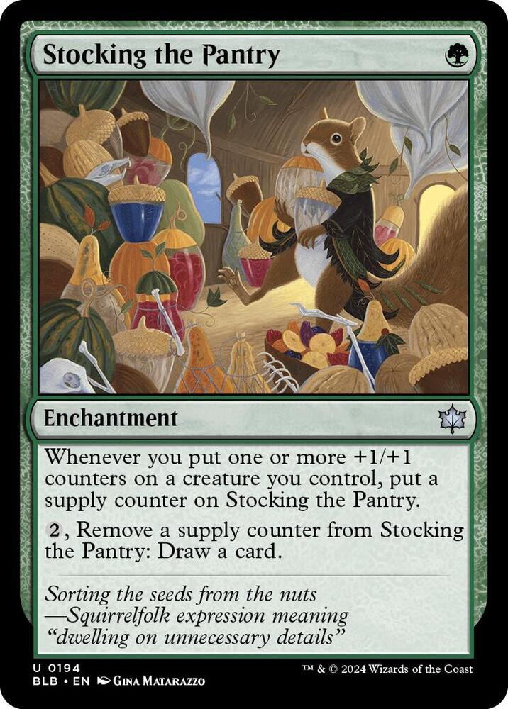 Stocking the Pantry - 194 Normal - Bloomburrow
