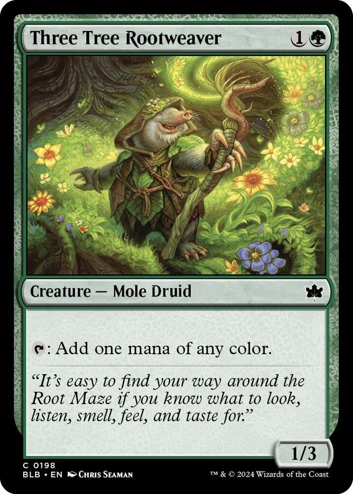 Three Tree Rootweaver - 198 Normal - Bloomburrow
