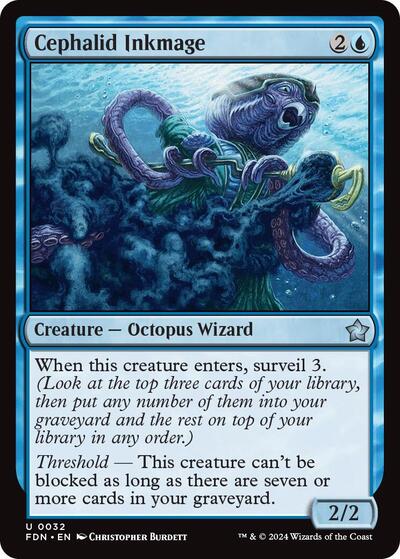 Cephalid Inkmage - 32 Normal - Foundations