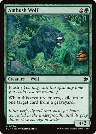 Ambush Wolf - 98 Normal - Foundations