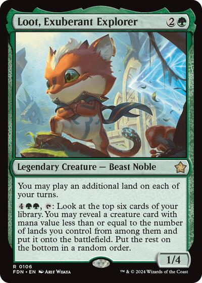 Loot, Exuberant Explorer - 106 Normal - Foundations
