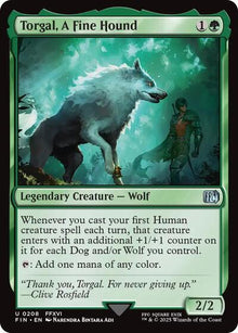 Torgal, A Fine Hound - 208 Normal - FINAL FANTASY
