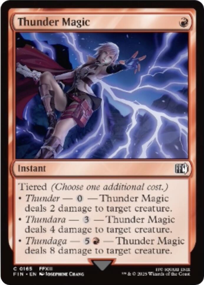 Thunder Magic - 165 Normal - FINAL FANTASY