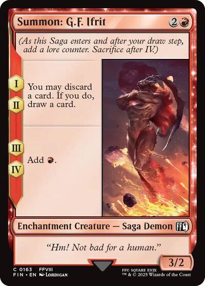 Summon: G.F. Ifrit - 163 Normal - FINAL FANTASY