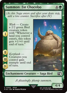 Summon: Fat Chocobo - 202 Normal - FINAL FANTASY