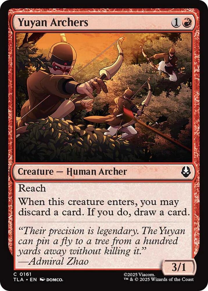 Yuyan Archers - 161 Normal - Avatar: The Last Airbender