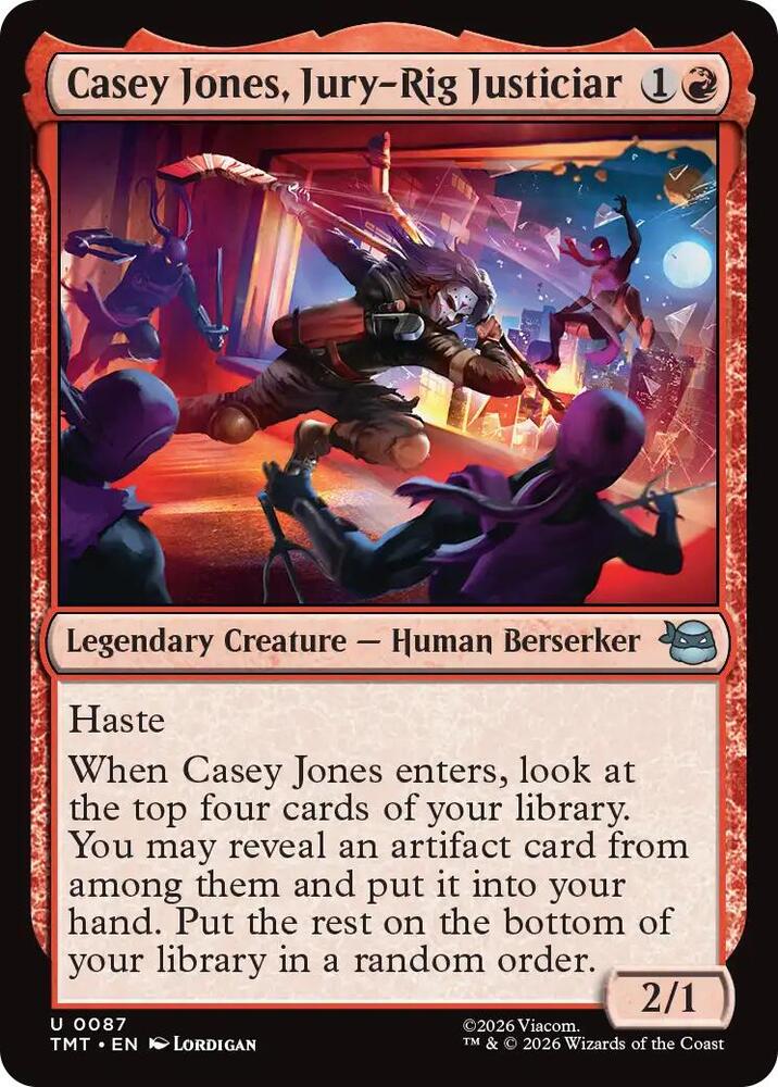 Casey Jones, Jury-Rig Justiciar - 87 Normal - Teenage Mutant Ninja Turtles