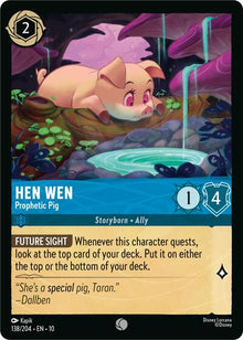 Hen Wen - Prophetic Pig - 138/204 Normal - Whispers in the Well