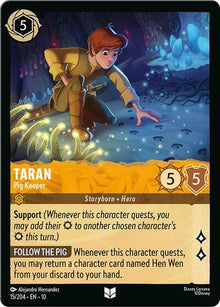 Taran - Pig Keeper - 15/204 Normal - Whispers in the Well