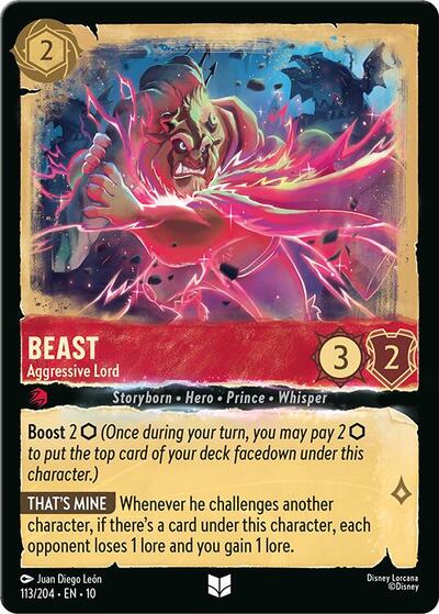 Beast - Aggressive Lord - 113/204 Normal - Whispers in the Well