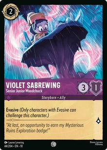Violet Sabrewing - Senior Junior Woodchuck - 44/204 Normal - Whispers in the Well