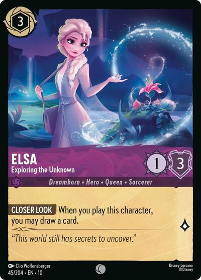 Elsa - Exploring the Unknown - 45/204 Normal - Whispers in the Well