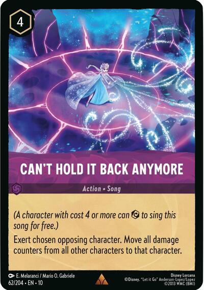 Can't Hold It Back Anymore - 62/204 Normal - Whispers in the Well