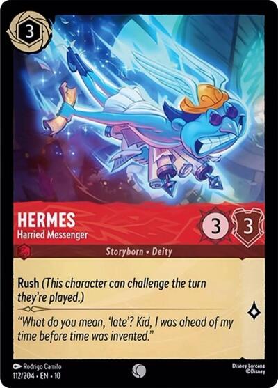 Hermes - Harried Messenger - 112/204 Normal - Whispers in the Well