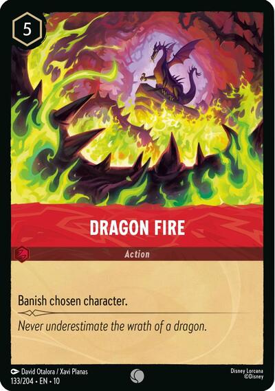 Dragon Fire - 133/204 Normal - Whispers in the Well