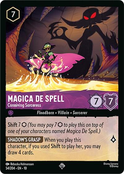 Magica De Spell - Conniving Sorceress - 54/204 Normal - Whispers in the Well