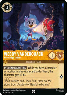 Webby Vanderquack - Knowledge Seeker - 9/204 Normal - Whispers in the Well
