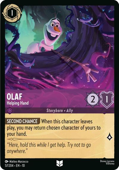 Olaf - Helping Hand - 57/204 Normal - Whispers in the Well