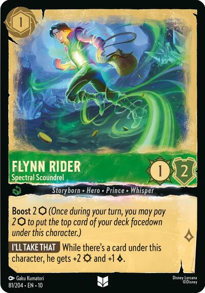 Flynn Rider - Spectral Scoundrel - 81/204 Normal - Whispers in the Well