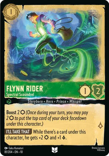 Flynn Rider - Spectral Scoundrel - 81/204 Normal - Whispers in the Well