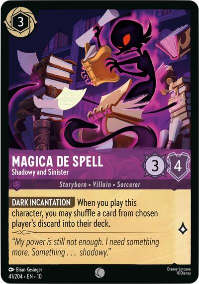 Magica De Spell - Shadowy and Sinister - 41/204 Normal - Whispers in the Well
