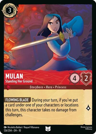 Mulan - Standing Her Ground - 126/204 Normal - Whispers in the Well
