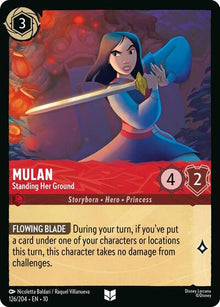 Mulan - Standing Her Ground - 126/204 Normal - Whispers in the Well