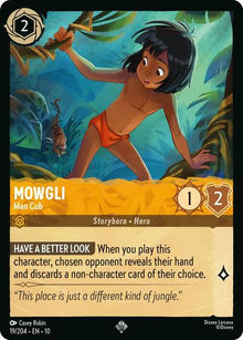 Mowgli - Man Cub - 19/204 Cold Foil - Whispers in the Well