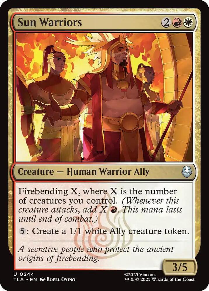 Sun Warriors - 244 Normal - Avatar: The Last Airbender