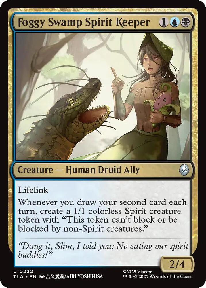 Foggy Swamp Spirit Keeper - 222 Normal - Avatar: The Last Airbender