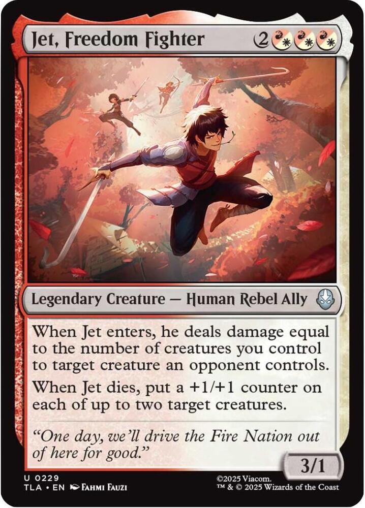 Jet, Freedom Fighter - 229 Normal - Avatar: The Last Airbender