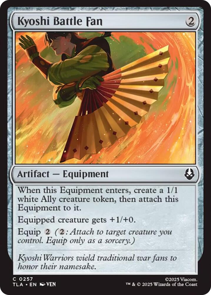 Kyoshi Battle Fan - 257 Normal - Avatar: The Last Airbender