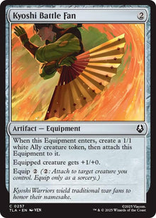 Kyoshi Battle Fan - 257 Normal - Avatar: The Last Airbender