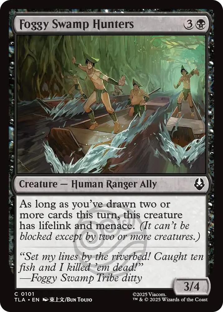 Foggy Swamp Hunters - 101 Normal - Avatar: The Last Airbender