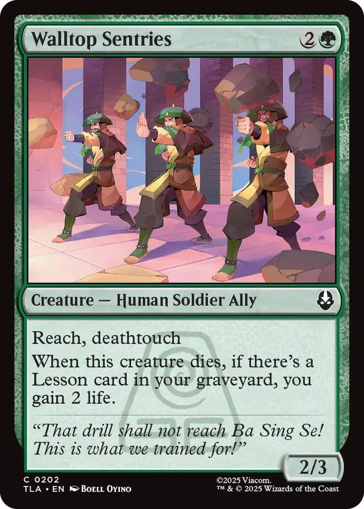 Walltop Sentries - 202 Normal - Avatar: The Last Airbender