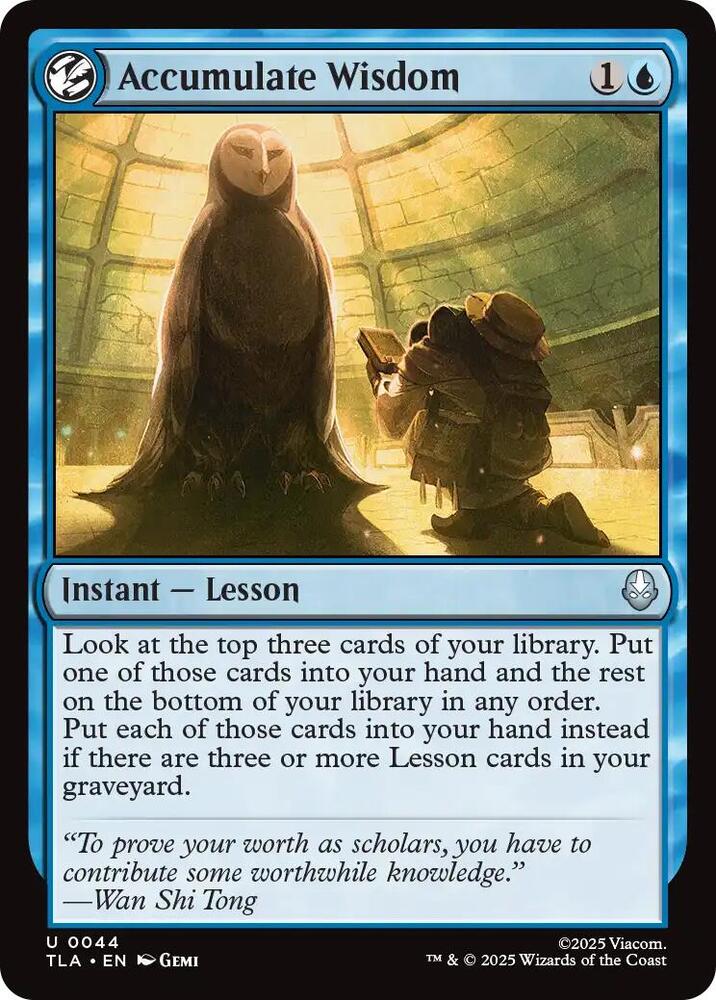 Accumulate Wisdom - 44 Normal - Avatar: The Last Airbender