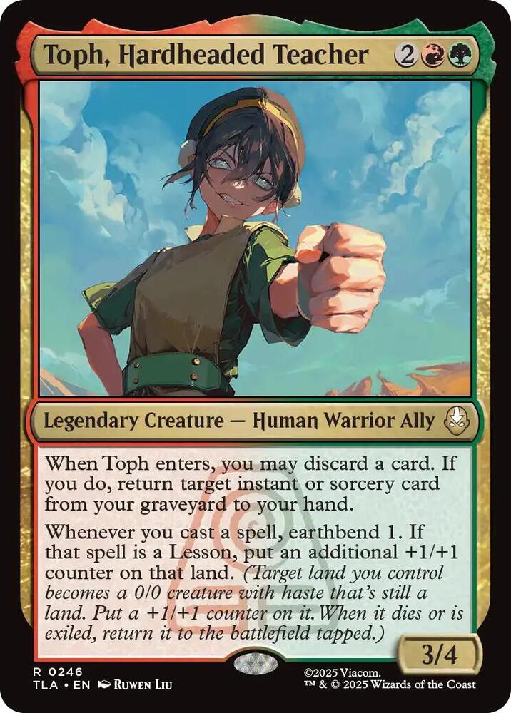 Toph, Hardheaded Teacher - 246 Normal - Avatar: The Last Airbender