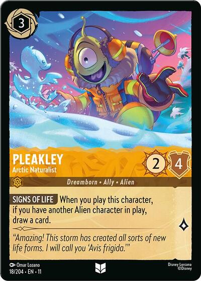 Pleakley - Arctic Naturalist - 18/204 Normal - Winterspell