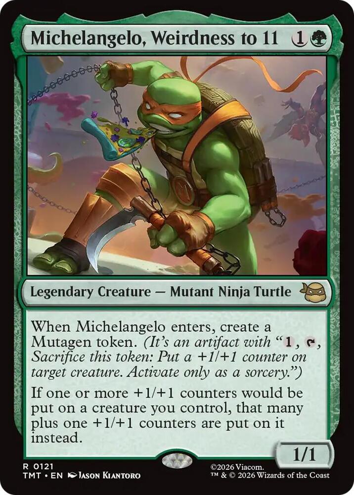 Michelangelo, Weirdness to 11 - 121 Normal - Teenage Mutant Ninja Turtles