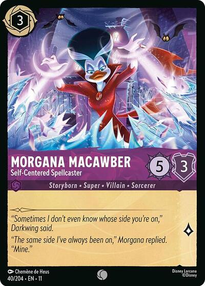 Morgana Macawber - Self-Centered Spellcaster - 40/204 Normal - Winterspell