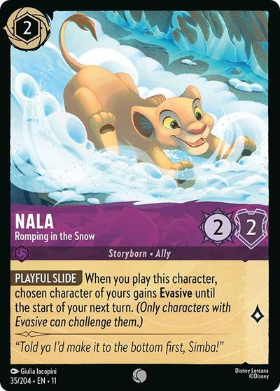 Nala - Romping in the Snow - 35/204 Normal - Winterspell