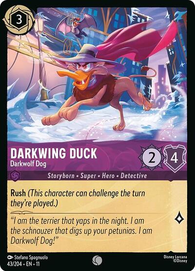 Darkwing Duck - Darkwolf Dog - 43/204 Normal - Winterspell